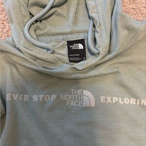 The North Face Green Hoodie size XL